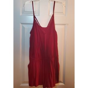 Express strappy casual romper